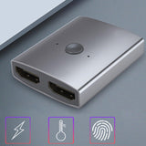 Maxbell HDMI Switcher Splitter Bi Direction 2 in 1 Out / for Computer Set Monitors