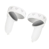 Maxbell Left and Controller Grip Cover Anti Shock Anti Slip for Quest 2 White