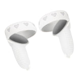 Maxbell Left and Controller Grip Cover Anti Shock Anti Slip for Quest 2 White