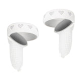 Maxbell Left and Controller Grip Cover Anti Shock Anti Slip for Quest 2 White