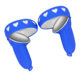 Maxbell Left and Controller Grip Cover Anti Shock Anti Slip for Quest 2 Blue