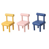 Maxbell Chair Phone Holder Smartphone Ornaments Cradle Desktop for Office Home Yellow