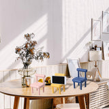 Maxbell Chair Phone Holder Smartphone Ornaments Cradle Desktop for Office Home Yellow