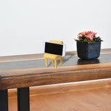 Maxbell Chair Phone Holder Smartphone Ornaments Cradle Desktop for Office Home Yellow