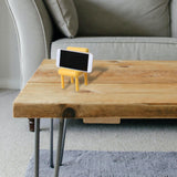 Maxbell Chair Phone Holder Smartphone Ornaments Cradle Desktop for Office Home Yellow