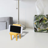 Maxbell Chair Phone Holder Smartphone Ornaments Cradle Desktop for Office Home Yellow