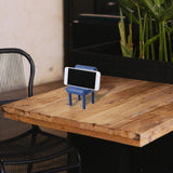 Maxbell Chair Phone Holder Smartphone Ornaments Cradle Desktop for Office Home Blue