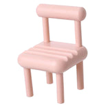Maxbell Chair Phone Holder Smartphone Ornaments Cradle Desktop for Office Home Pink