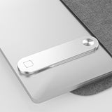 Maxbell Laptop Phone Holder Magnetic Phone Mount Foldable Portable Laptop Stand Silver