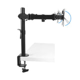 Maxbell Desk Mount Stand Holder 90 Degree Tilt Height Adjustable for Monitor