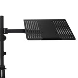 Maxbell Desk Mount Stand Holder 90 Degree Tilt Height Adjustable for Monitor+Laptop