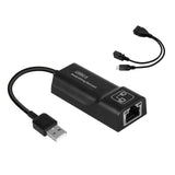 Maxbell LAN Ethernet Adapter On The Go Ports USB OTG Hub Network for TV Laptop HDTV