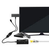 Maxbell LAN Ethernet Adapter On The Go Ports USB OTG Hub Network for TV Laptop HDTV