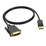 Maxbell 2M dp to DVI Cable Mirror Big Screen Connection for HDTV PC