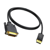 Maxbell 2M dp to DVI Cable Mirror Big Screen Connection for HDTV PC
