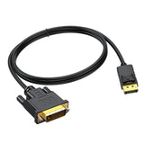 Maxbell 2M dp to DVI Cable Mirror Big Screen Connection for HDTV PC