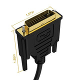 Maxbell 2M dp to DVI Cable Mirror Big Screen Connection for HDTV PC