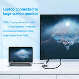 Maxbell USB 3.0 to HDMI VGA Adapter 5Gbps Adapter Cable Multiport Adapter for
