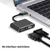 Maxbell USB 3.0 to HDMI VGA Adapter 5Gbps Adapter Cable Multiport Adapter for