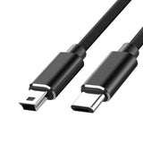 Maxbell Compact USB Type C to Small USB Cable 480Mbps for Gaming Keyboard MP3 Laptop