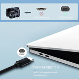 Maxbell Compact USB Type C to Small USB Cable 480Mbps for Gaming Keyboard MP3 Laptop