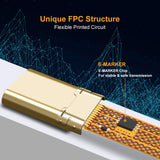 Maxbell Short USB C Cable 100W charge 8k for 4/3