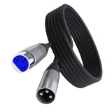 Maxbell XLR Microphone Cable Black Microphone Extension Cable for Microphone Cord 3m