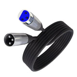 Maxbell XLR Microphone Cable Black Microphone Extension Cable for Microphone Cord 3m