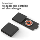 Maxbell 3 in 1 15W Wireless Charger Stand Foldable Magnetic High Speed Convenient