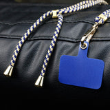 Maxbell Phone Lanyard Gasket Safety Tether Patch Durable for Most Smartphones Case Matte Black