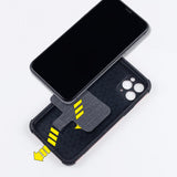 Maxbell Phone Lanyard Gasket Safety Tether Patch Durable for Most Smartphones Case Matte Black