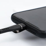Maxbell Phone Lanyard Gasket Safety Tether Patch Durable for Most Smartphones Case Matte Black