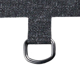 Maxbell Universal Phone Lanyard Patch with Metal Ring for Cellphone Case Dark Grey
