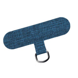 Maxbell Universal Phone Lanyard Patch with Metal Ring for Cellphone Case Indigo
