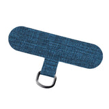 Maxbell Universal Phone Lanyard Patch with Metal Ring for Cellphone Case Indigo