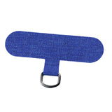 Maxbell Universal Phone Lanyard Patch with Metal Ring for Cellphone Case Blue
