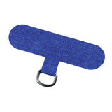 Maxbell Universal Phone Lanyard Patch with Metal Ring for Cellphone Case Blue