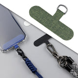 Maxbell Universal Phone Lanyard Patch with Metal Ring for Cellphone Case Green
