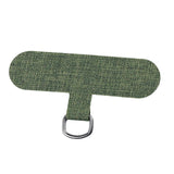 Maxbell Universal Phone Lanyard Patch with Metal Ring for Cellphone Case Green