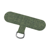 Maxbell Universal Phone Lanyard Patch with Metal Ring for Cellphone Case Green