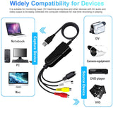 Maxbell USB 2.0 Audio Video Converter RCA to USB Converter for Windows 7