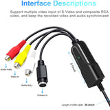 Maxbell USB 2.0 Audio Video Converter RCA to USB Converter for Windows 7