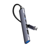 Maxbell 5 in 1 USB Type Hub USB2.0 Ports Compact for Type C Devices Laptops