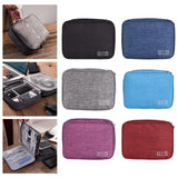 Maxbell Electronic Organizer Shockproof Waterproof for Power Bank Earphone Purple