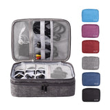 Maxbell Electronic Organizer Shockproof Waterproof for Power Bank Earphone Purple