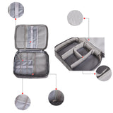 Maxbell Electronic Organizer Shockproof Waterproof for Power Bank Earphone Purple