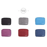 Maxbell Electronic Organizer Shockproof Waterproof for Power Bank Earphone Purple