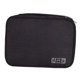Maxbell Electronic Organizer Shockproof Waterproof for Power Bank Earphone Black