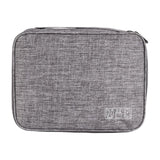 Maxbell Electronic Organizer Shockproof Waterproof for Power Bank Earphone Gray