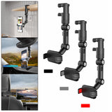 Maxbell 360° Adjustable Rearview Mirror Phone Holder for 3.5inch-7 Inches Phones